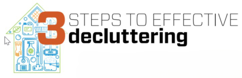 3 steps to effective decluttering